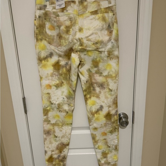 INC Denim Floral Jeans - Picture 2 of 4